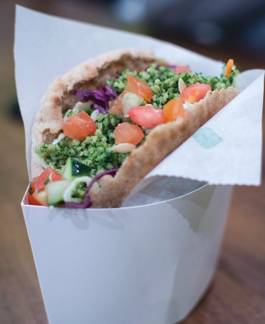 Falafel im Fladenbrot