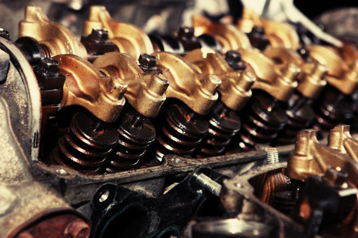 Offener Motorblock